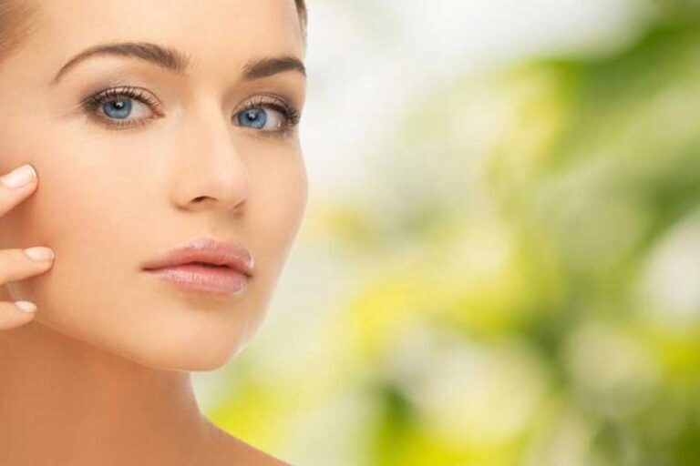 woman after botox treatment